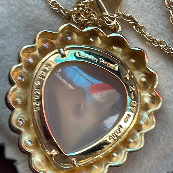 Beautiful K18 Heart Gold Necklace ~ Japan Gold❤️ - Picture 10 of 16